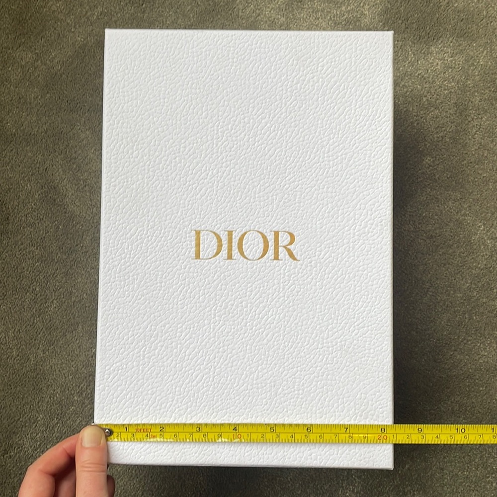 Empty Dior Espadrilles Box